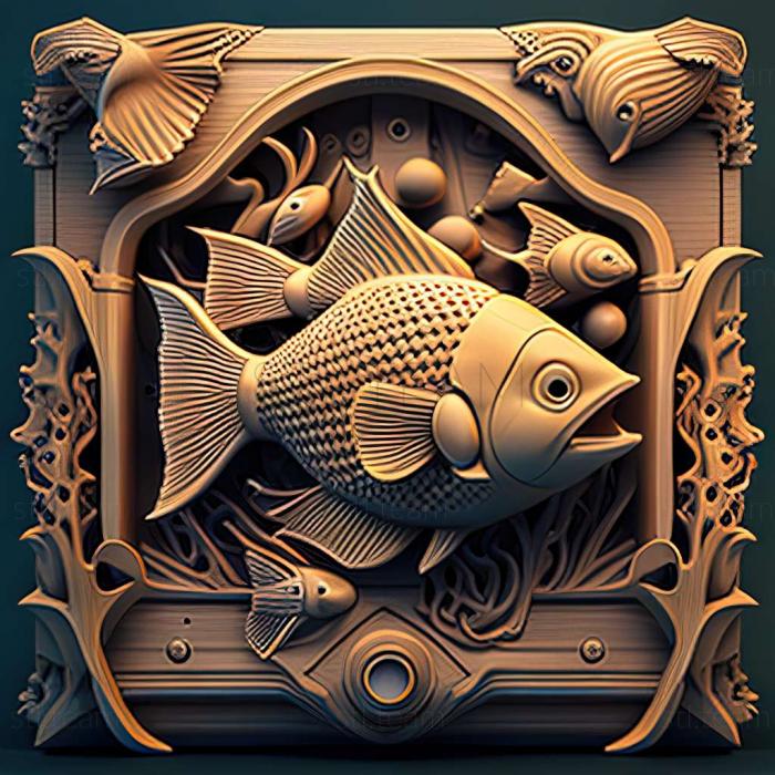 3D модель Рыбные боты (STL)